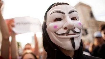 MASKA ANONYMOUS VENDETTA STOP ACTA HALLOWEEN