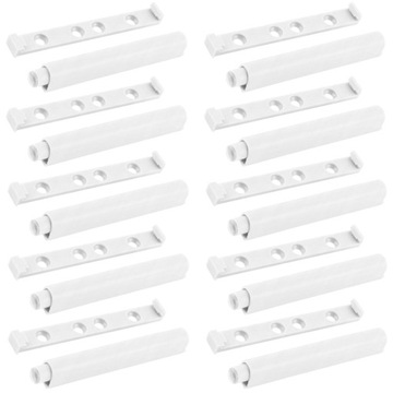 10 БЕЛЫХ ДВЕРНЫХ Отбойников, АМОРТИЗАТОР ДЛЯ НАКОНЕЧНИКА ШКАФА, РЕЗИНОВАЯ ГОЛОВКА