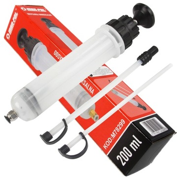 STRZYKAWKA ODSYSARKA OLEJU PŁYNU HAMULCOWEG PALIWA