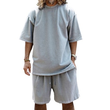 Chilluj W Stylu! Trendy, Sportowy Komplet Z Dużym T-shirtem I Spodenkami!