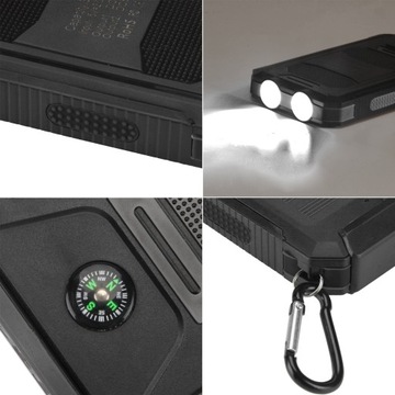 ЗАРЯДНОЕ УСТРОЙСТВО ДЛЯ ТЕЛЕФОНА SOLAR POWERBANK 30000 мАч