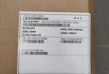 Настольный терминал Cisco CP-DX80 для виртуальных конференций