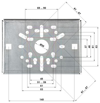 СТАЛЬНОЙ ДЕРЖАТЕЛЬ ДЛЯ СКРЫТИЯ КАБЕЛЕЙ CH-G