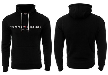 Bluza Tommy Hilfiger męska r. M Logo Hoody czarna M