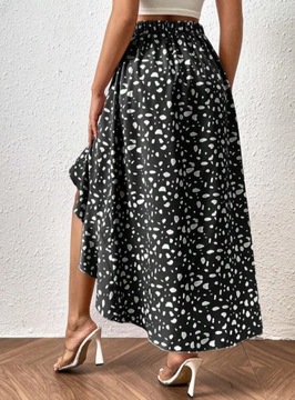 АСИММЕТРИЧНАЯ ЛЕТНЯЯ ЮБКА С ПРИНТОМ RALLY M