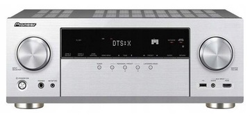 PIONEER VSX-LX305 kino domowe AirPlay BT WiFi USB PILOT amplituner SREBRNY