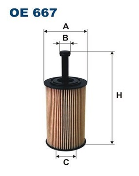 FILTRON С 667 ФІЛЬТЕР МАСЛА 