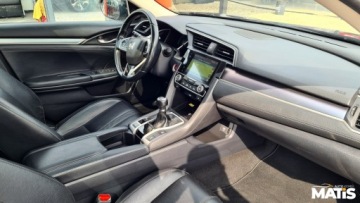 Honda Civic X Sedan 4d 1.5 VTEC Turbo 182KM 2017 Honda Civic 1.5T 183KM manual navi skora 2xPDC szyberadch 1 rej 2018R asys, zdjęcie 24
