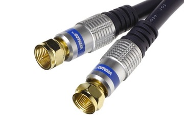 Przewód Kabel antenowy wtyk F /wtyk F Vitalco 2,5m