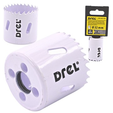 OTWORNICA BIMETAL DO DREWNA METALU 32 mm ADAPTER