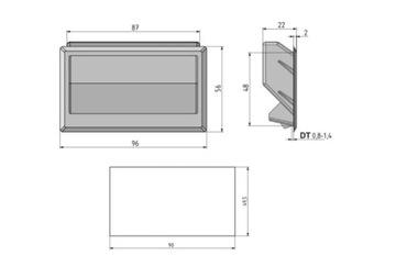 Утопленная ручка (утопленная)