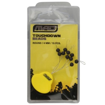 Mad Touchdown Beads Round 4mm D.A.M. Stoper 10szt