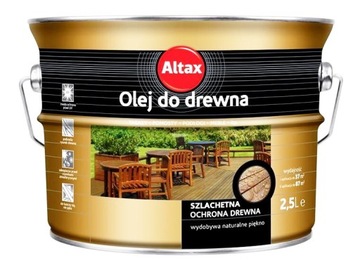 ALTAX WOOD OIL - ТЕРРАСА - 2,5 л - КАШТАН