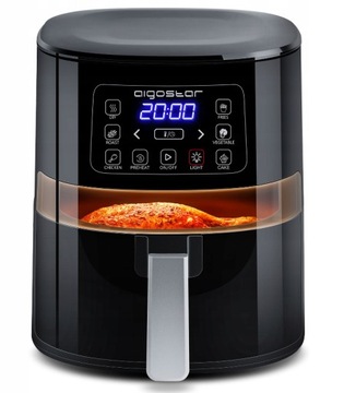 FRYTKOWNICA BEZTŁUSZCZOWA XL 4L Air Fryer 1600W FRYTKI MIĘSO RYBA