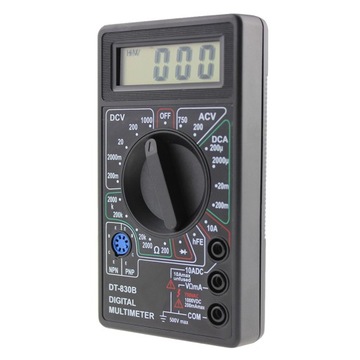 Mierniki elektryczne Mierniki napięcia Monitor LCD