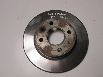 TARCZA HAMULCOWA PRZÓD FIAT SEICENTO 99R
