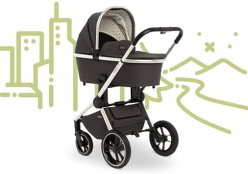 Коляска Moon Buggy RESEA S 2в1 Stone