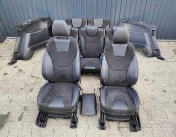 FORD S-MAX MK2 FOTELE ŚRODEK PÓŁSKÓRA 7 OSÓB ELEKT