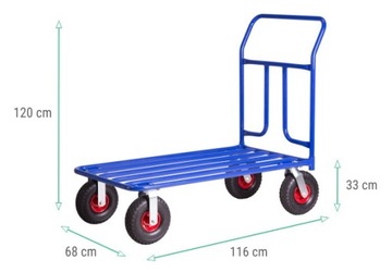 Тележка складская транспортная ПЛАТФОРМА 300-4