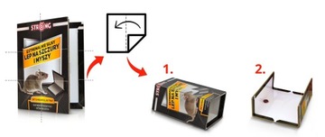 ПРОЧНАЯ СКЛАДНАЯ СТЕКЛЯННАЯ ЛОВУШКА ДЛЯ КРЫС И МЫШЕЙ СИЛЬНО ПРИВЛЕКАЕТСЯ