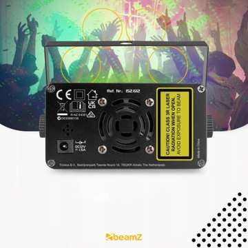 Анимационный лазер RG Gobo, пульт дистанционного управления LED Beamz