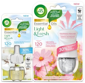 Air Wick Light Fresh odświeżacz + wkład 2 x 19 ml