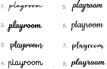 БОЛЬШАЯ деревянная настенная надпись 3D УКРАШЕНИЕ игровой комнаты для ребенка 60см