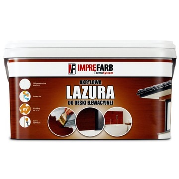 LAZURA DO DESKI ELEWACYJNEJ IMPREFARB KOLOR 1L