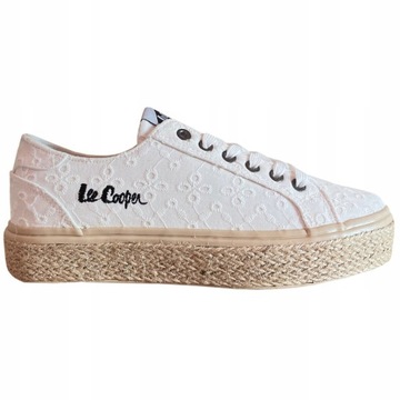 Buty damskie Lee Cooper białe LCW-24-44-2425LA 39
