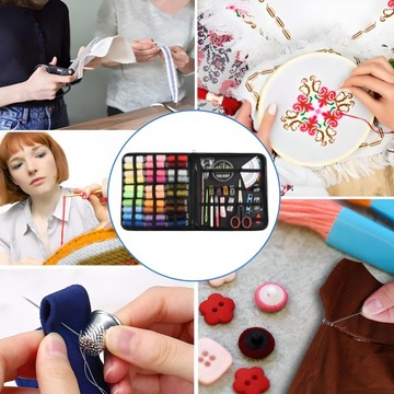 НАБОР ДЛЯ ПРИШИВАНИЯ НИТИ TAILOR SET, 112 ЭЛЕМЕНТОВ