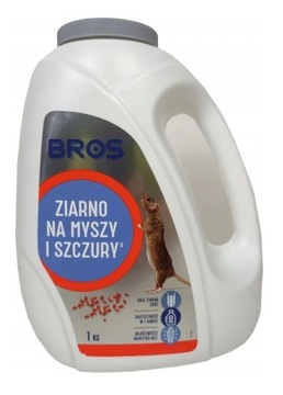 Trucizna, trutka Bros przeciwko myszom i szczurom