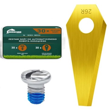 Набор титановых ножей для робота-косилки BOSCH INDEGO, 30 шт. лезвий