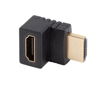 Adapter HDMI 2.0 kątowy 90