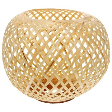 Klosz dekoracyjny do domu Klosz do salonu BOHO DECOR Klosz bambusowy