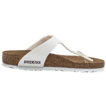 Buty Damskie Klapki Japonki Birkenstock Gizeh Bs White 0745531 Białe