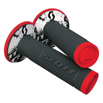 SCOTT Manetki SX II czarne czerwone neon + donuty CRF XR