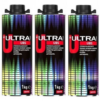 3 x ŚRODEK OCHRONY KAROSERI NOVOL UBS 1kg czarny