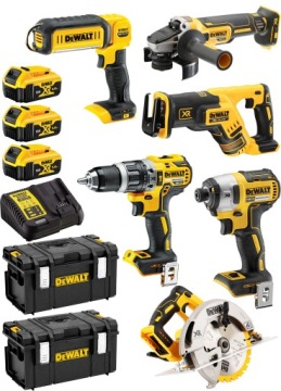 Zestaw COMBO 6 narzędzi 3x5Ah 18V DeWalt DCK623P3