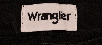 WRANGLER spodnie HIGH WAIST slim BLACK jeans TEXAS SLIM _ W31 L34