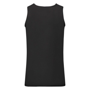 Koszulka męska bawełna tank top FRUIT of The Loom - Athletic czarna 3XL