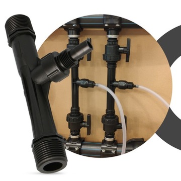 ИНЖЕКТОР 3/2 GZ (1 1/2) ДОЗАТОР УДОБРЕНИЙ АСПИРАТОР АЭРАЦИЯ ВОДЫ В САДЕ