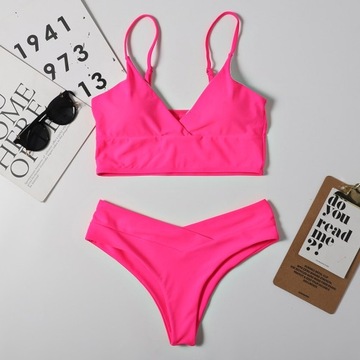 КУПАЛЬНИК БИКИНИ PUSHUP, ВЫСОКАЯ талия, стринги