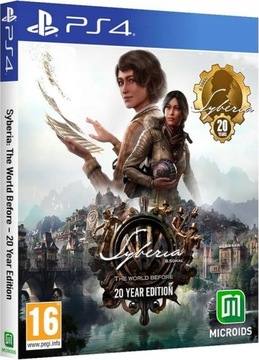SYBERIA THE WORLD BEFORE PL / 20 YEARS EDITION / GRA PS4 / PS5 / PLAYSTATIO