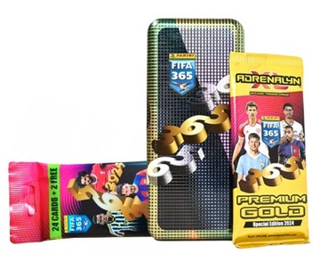 3 коллекционные карты FIFA 365 2024 БОЛЬШАЯ + МАЛЕНЬКАЯ + 2 карты GOLD FAT PACK