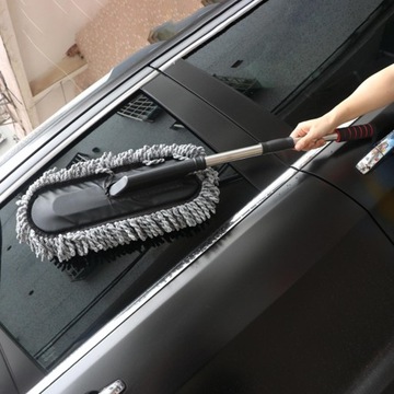 Środek do odkurzania samochodu z mikrofibry, narzędzie do odkurzania szczotka do czyszczenia deski rozdzielczej, którą można prać