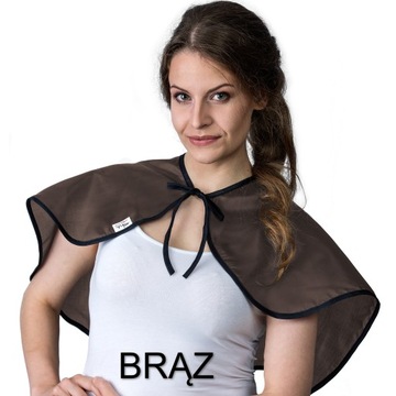 Накидка УНИВЕРСАЛЬНАЯ ПАРИКМАХЕРСКАЯ, фартук черный, краска для стрижки BEAUTY MIX