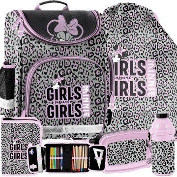 ШКОЛЬНЫЙ СУМКА МИННИ МАУС ДЛЯ ДЕВОЧЕК НАБОР 5 шт.