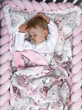 Бампер для кровати Lulumi Braid, разные цвета + КРЫШКА