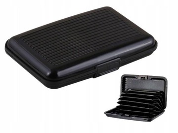 МЕТАЛЛИЧЕСКИЙ КОШЕЛЕК ДЛЯ КРЕДИТНЫХ КАРТ АЛЮМИНИЕВЫЙ КОРПУС