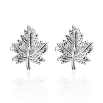 Запонки с узором MAPLE LEAF